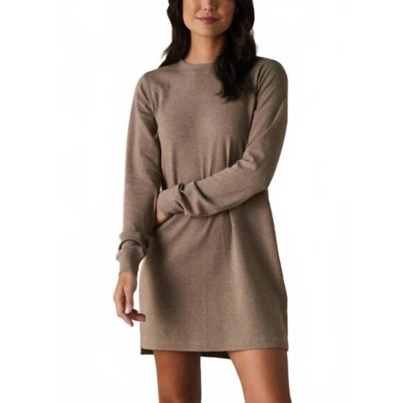 THE NORMAL BRAND Puremeso Every day Dress In Taupe S - Picture 1 of 8